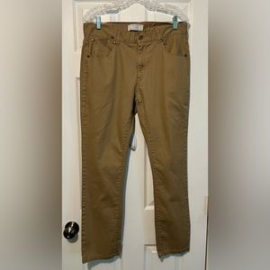 EUC Five four flat front khakis size 33W x 32L